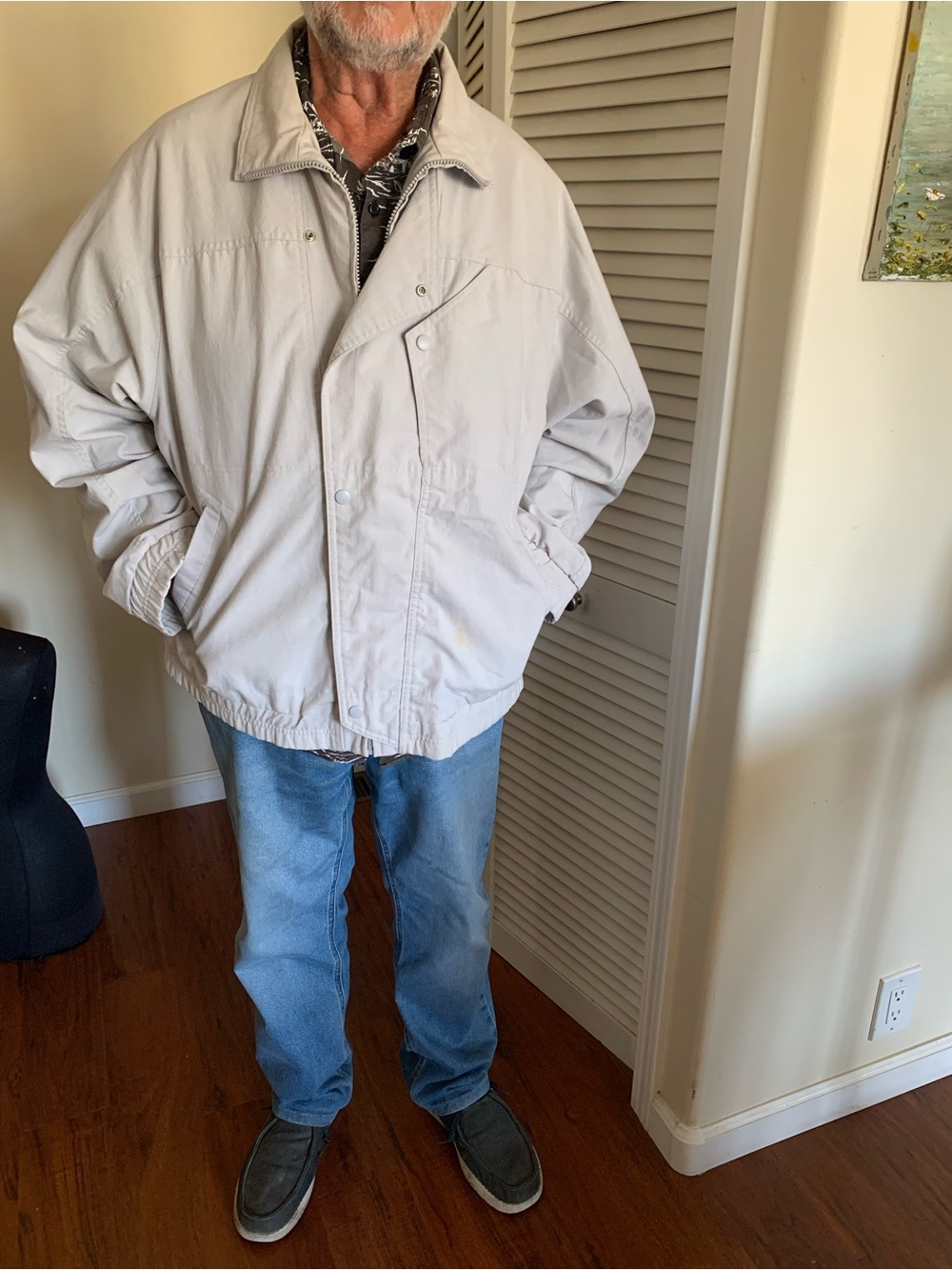 Pacific Trail Light Gray Men's Casual all weather Jacket
